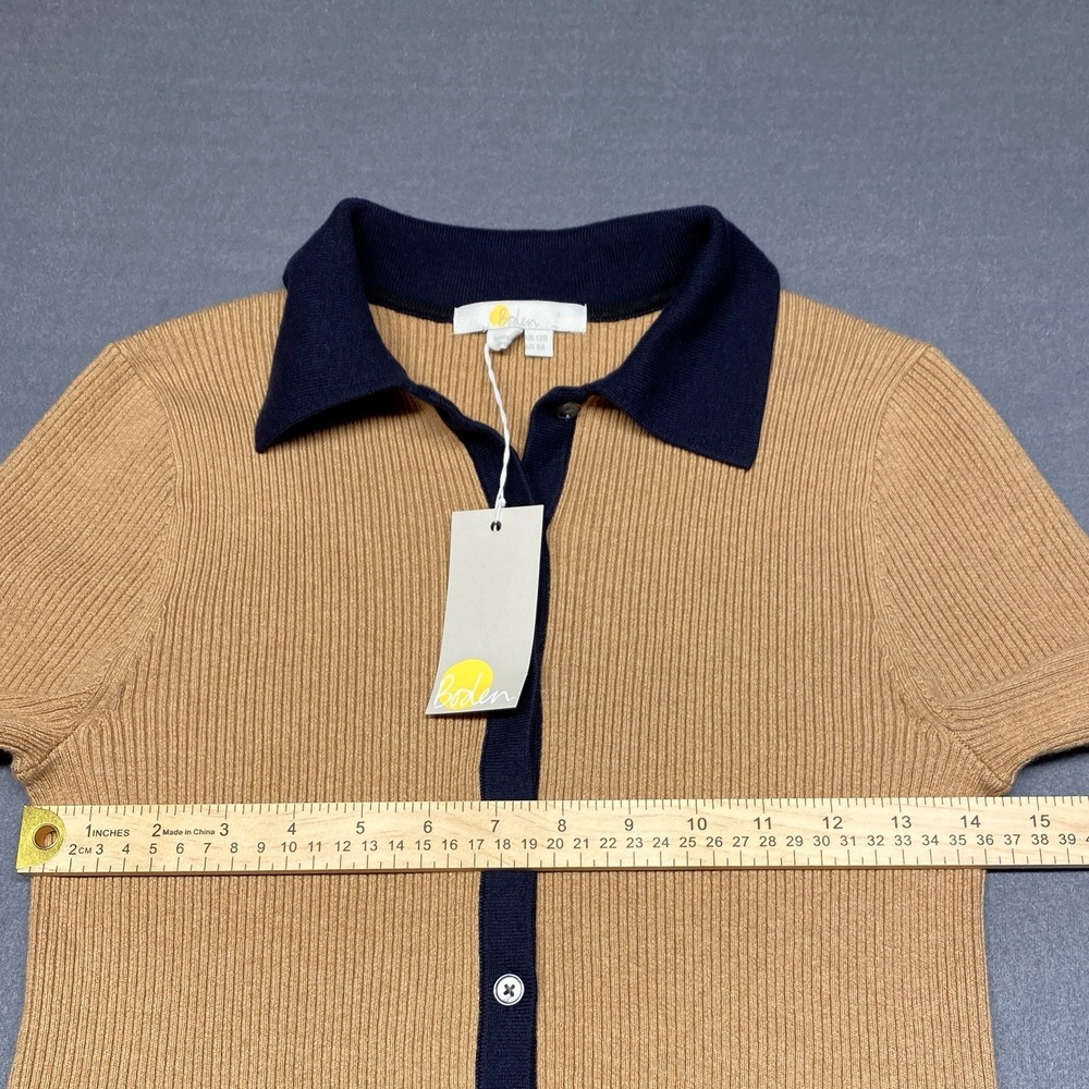 Boden Tan and Black Long Sleeve Dress - Picture 4 of 10